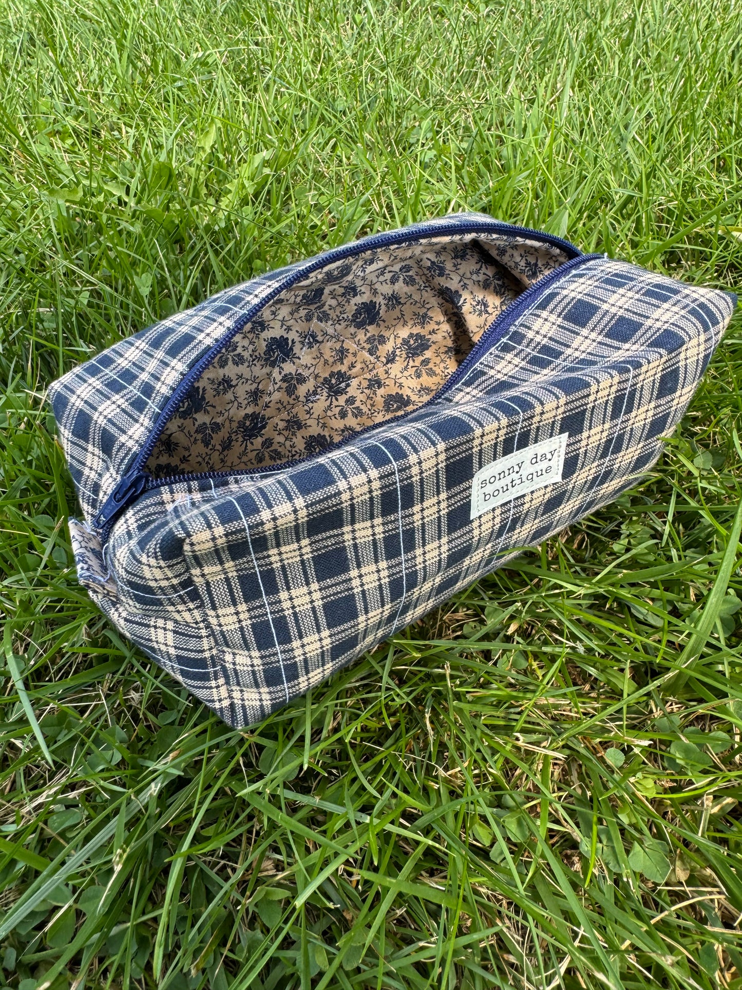 Mountain Quilted Makeup Bag