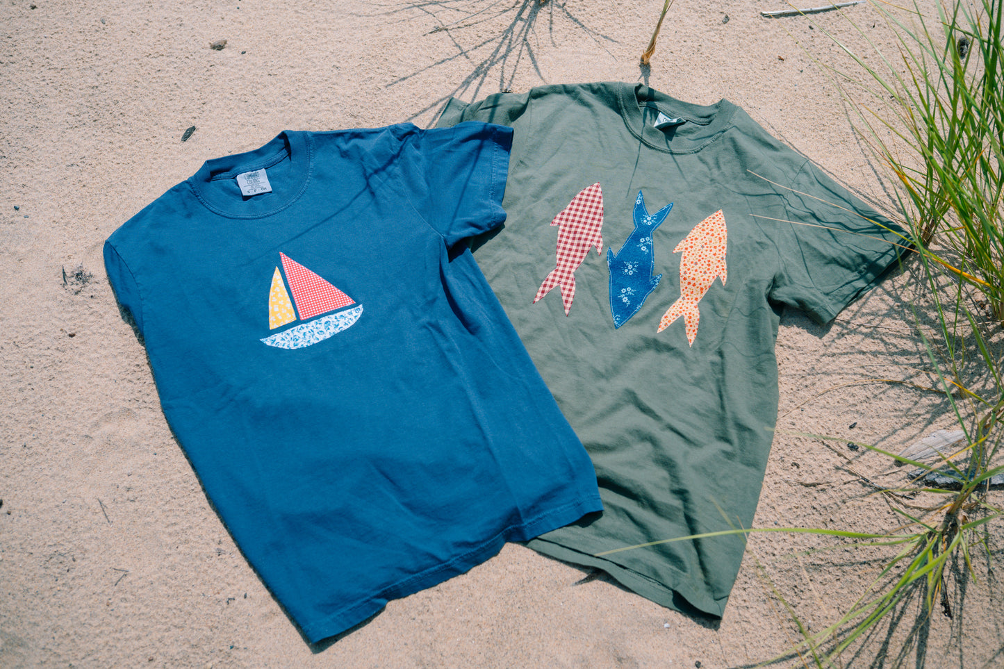 Catch Of The Day Patchwork Tee