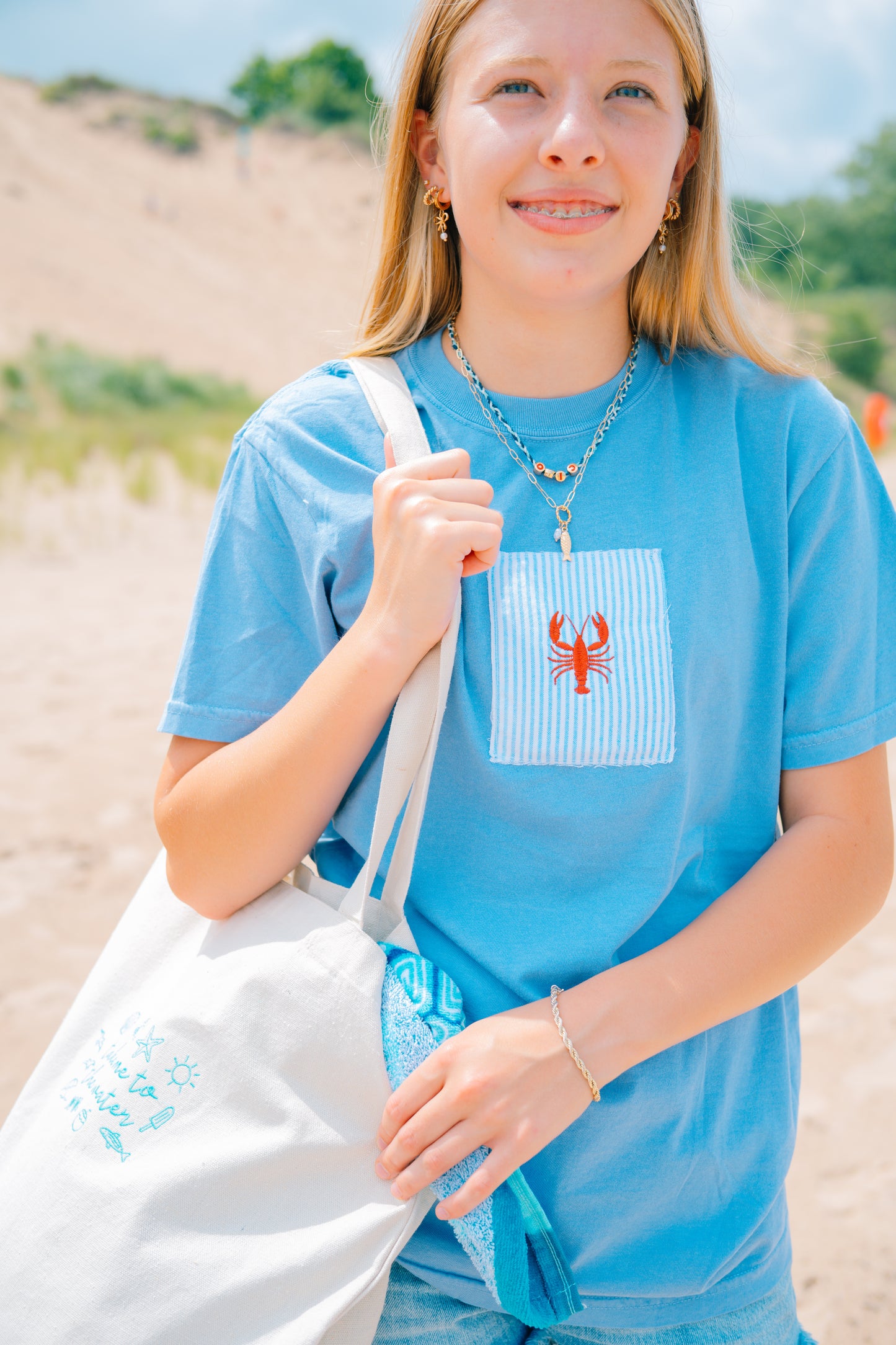 Lobster Patchwork Tee