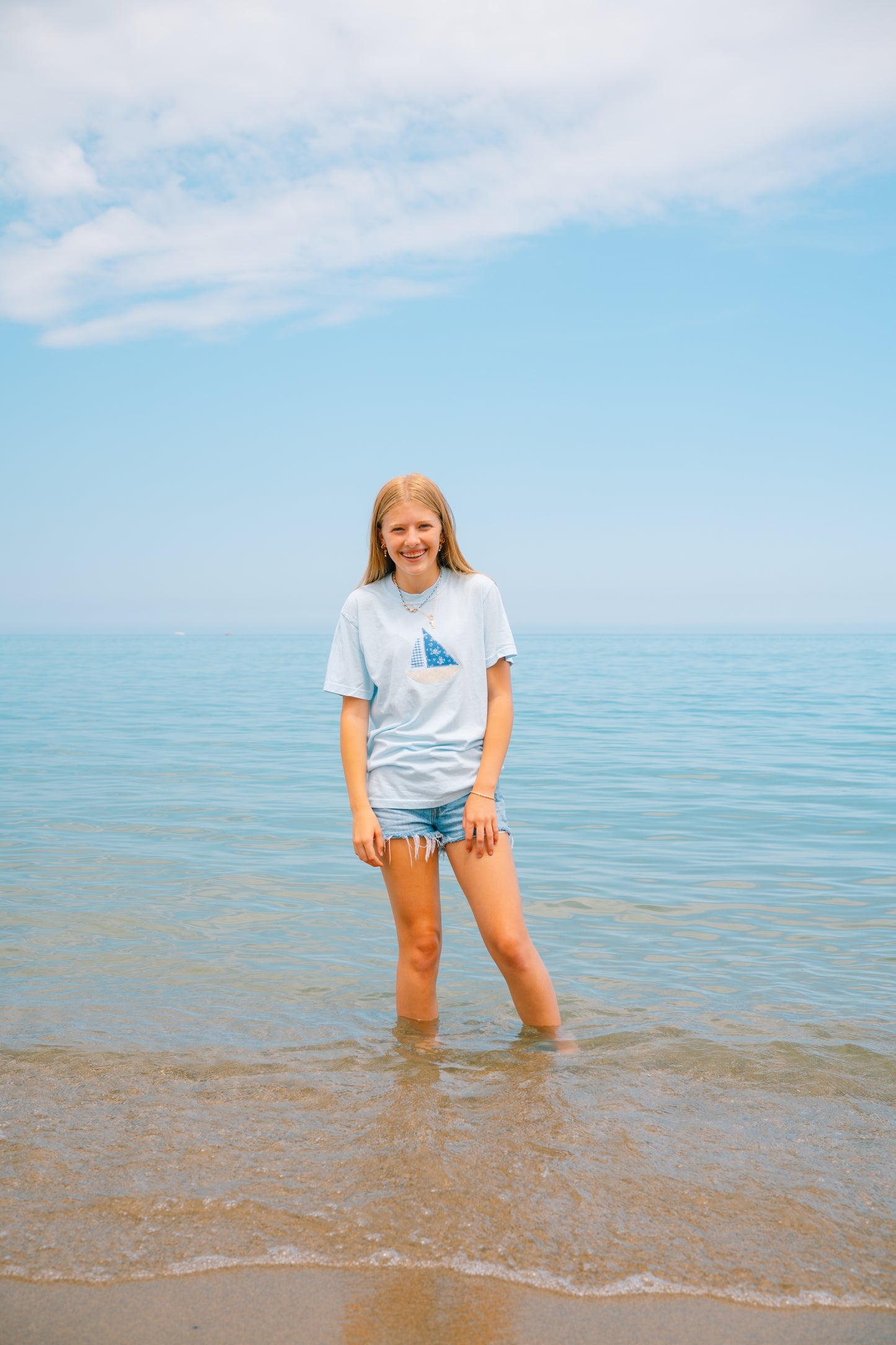 Set Sail Patchwork Tee