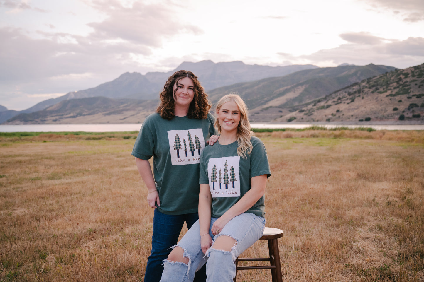 Take A Hike Patchwork Tee