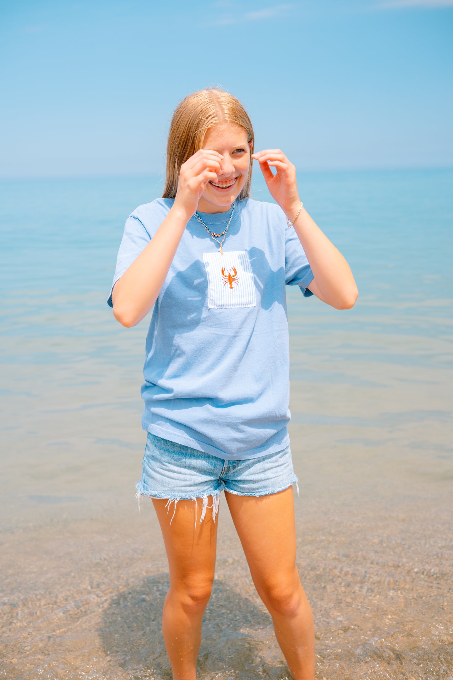 Lobster Patchwork Tee