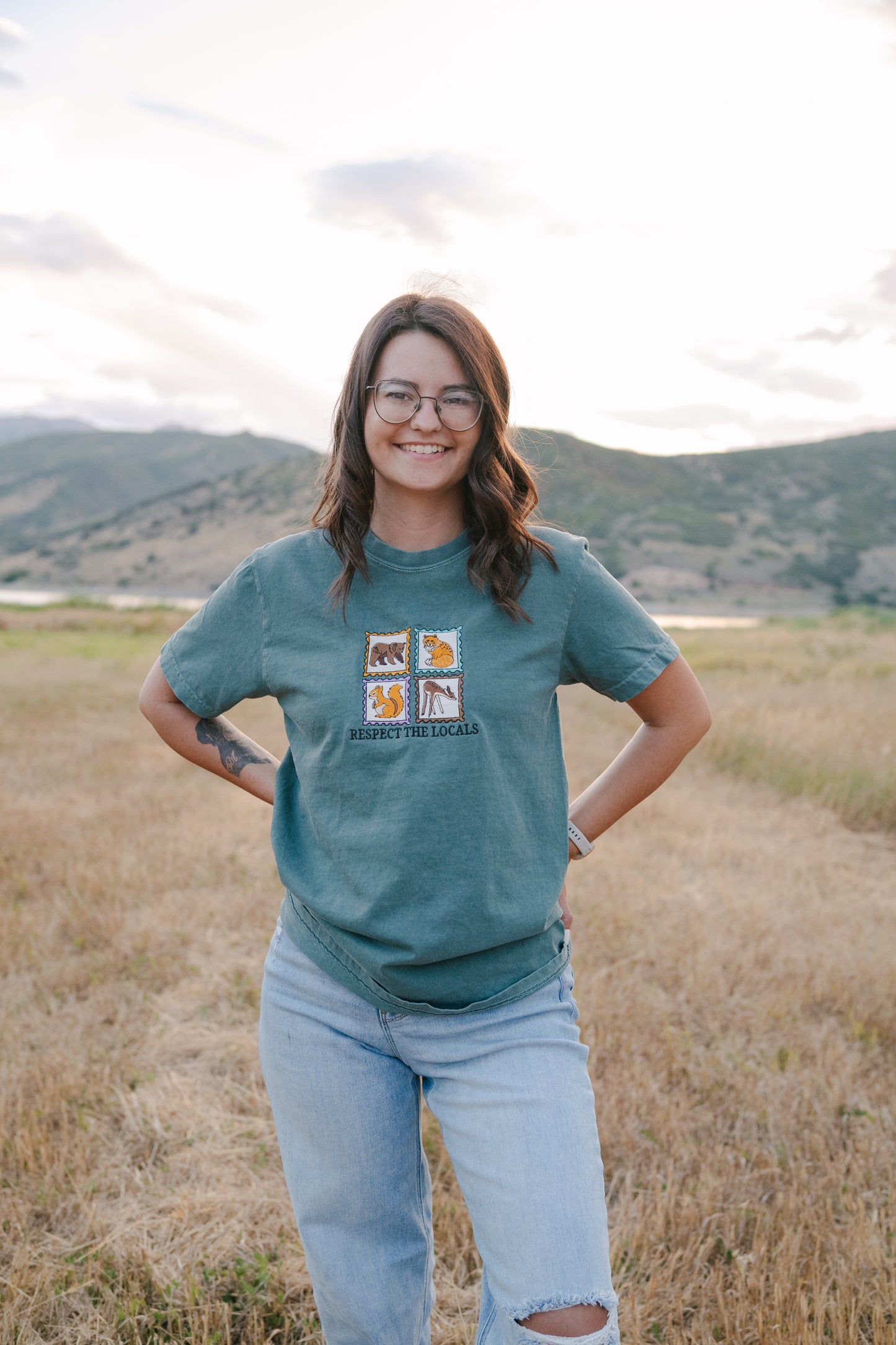 Respect The Locals Embroidered Tee