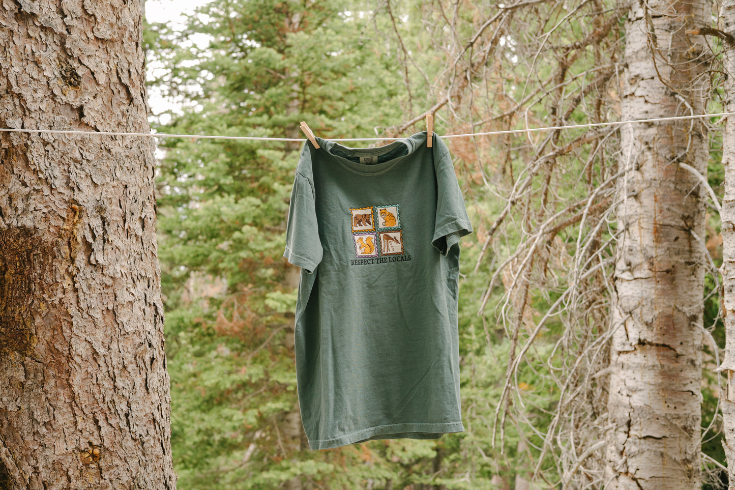 Respect The Locals Embroidered Tee