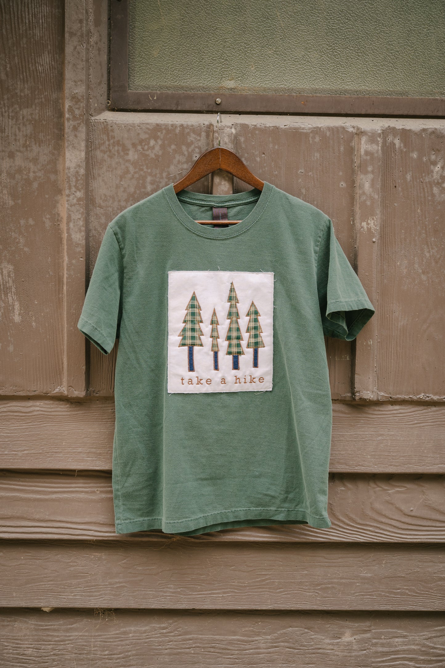 Take A Hike Patchwork Tee