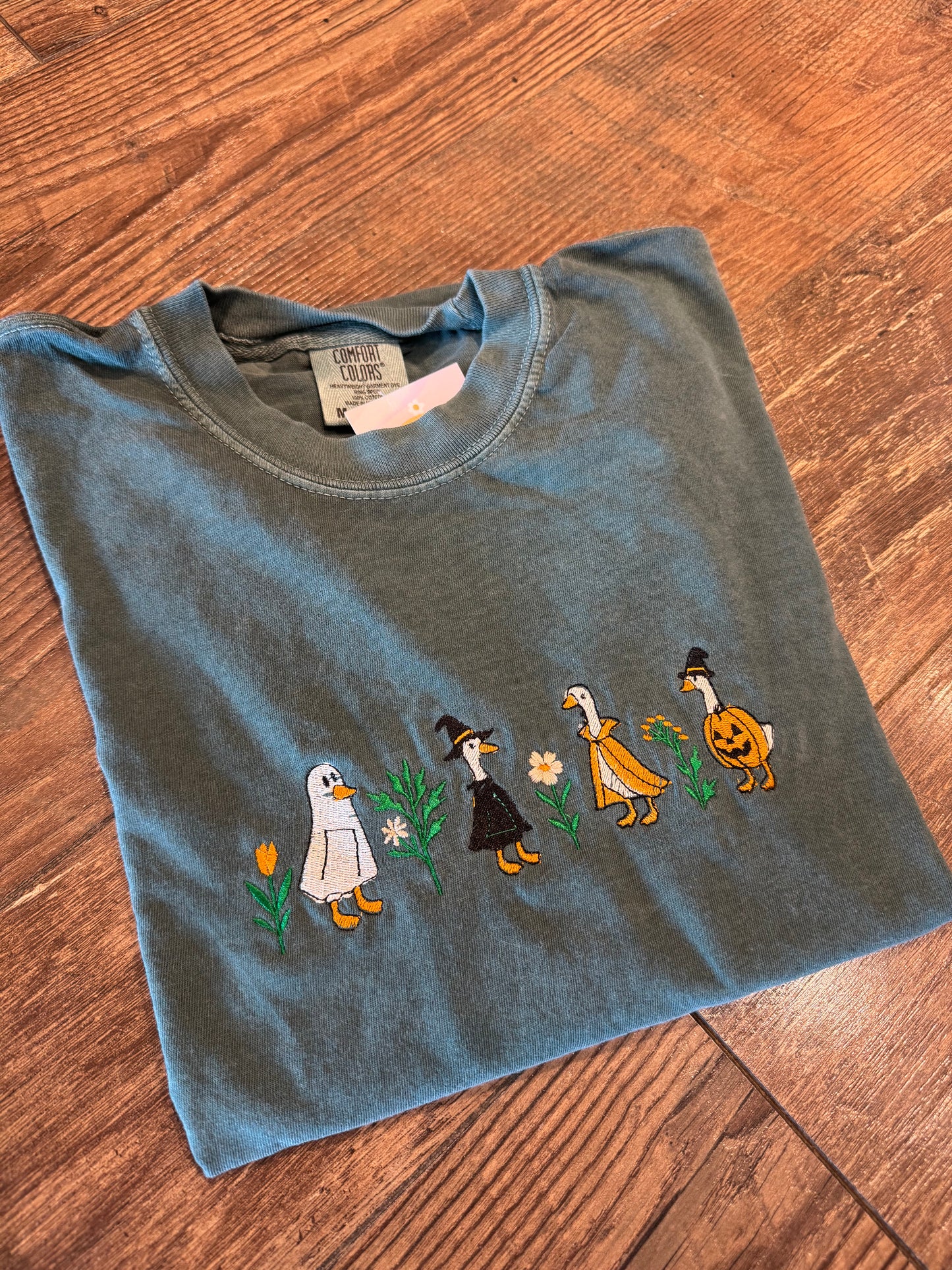 Halloween Goose Embroidered Long Sleeve