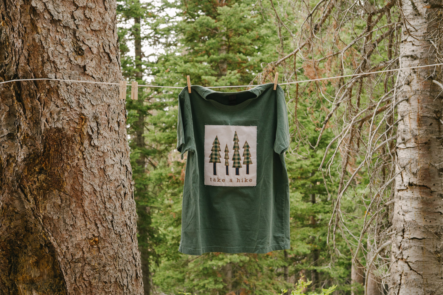 Take A Hike Patchwork Tee
