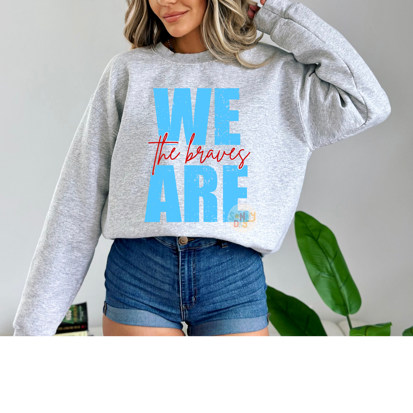 We Are The Braves Shirt (Blue & Red)