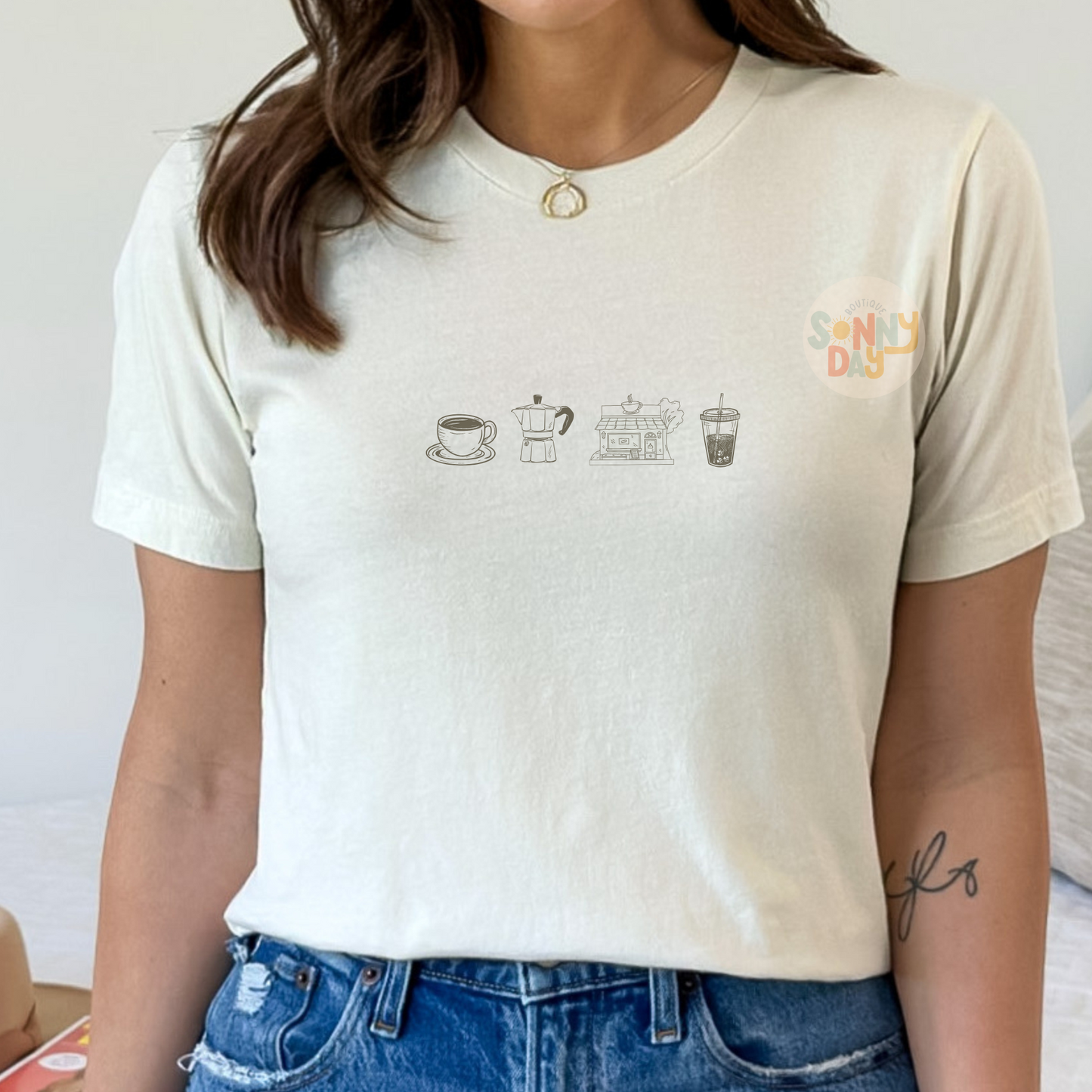 All The Coffee Things Tee