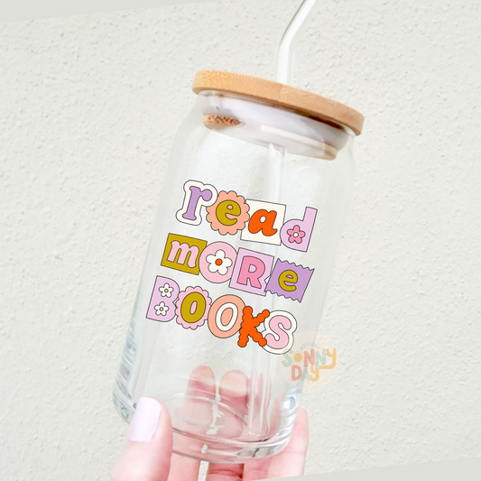 Read More Books Glass Tumbler