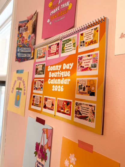 Sonny Day Wall Calendar (2026)