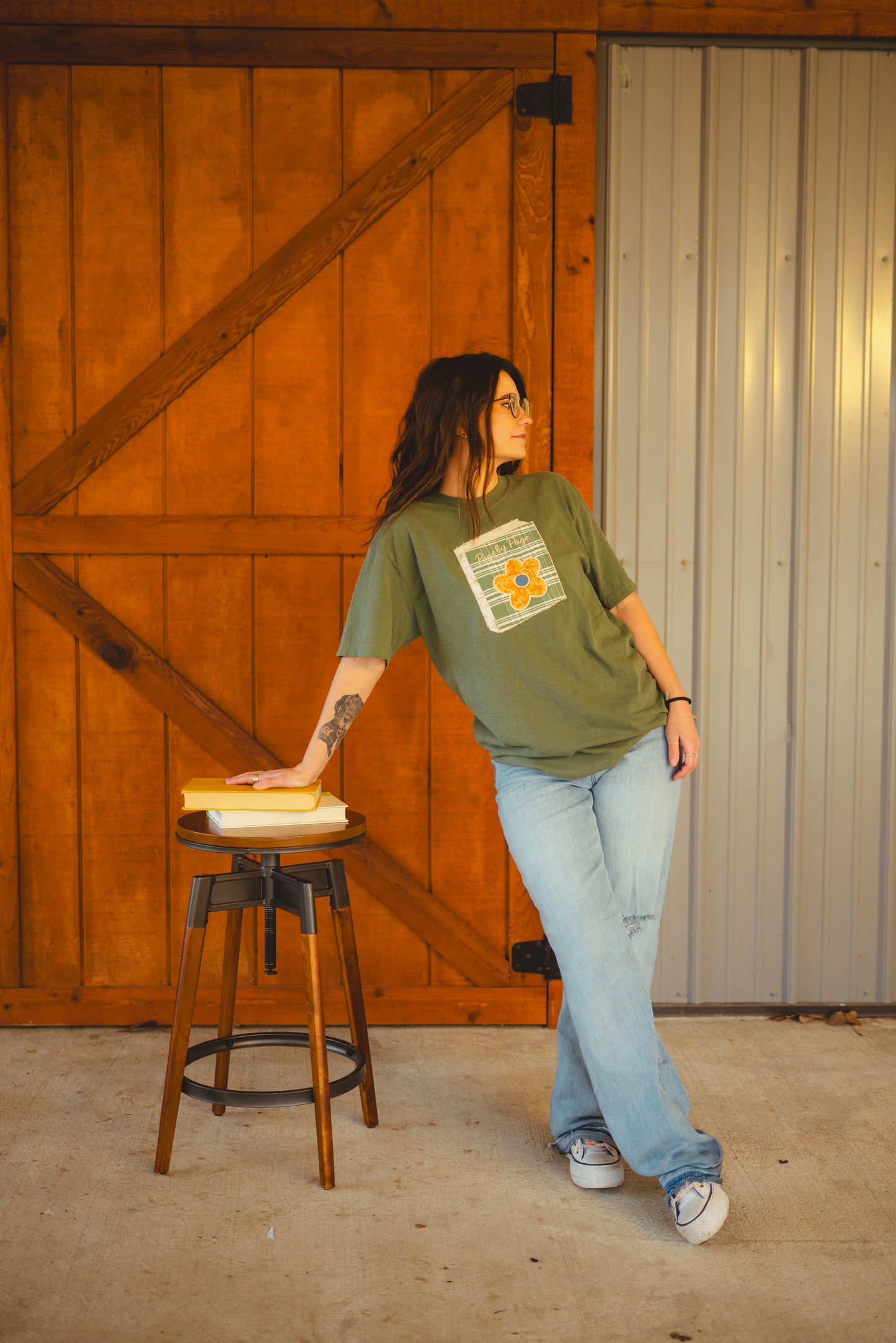 Page By Page Patchwork Tee