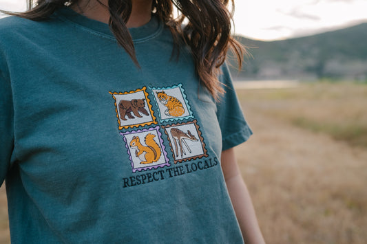 Respect The Locals Embroidered Tee
