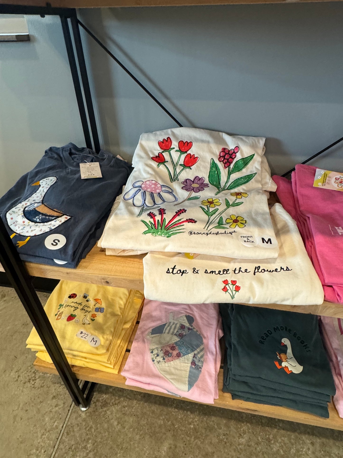 Smell the Flowers Graphic Tee (2 Color Options)