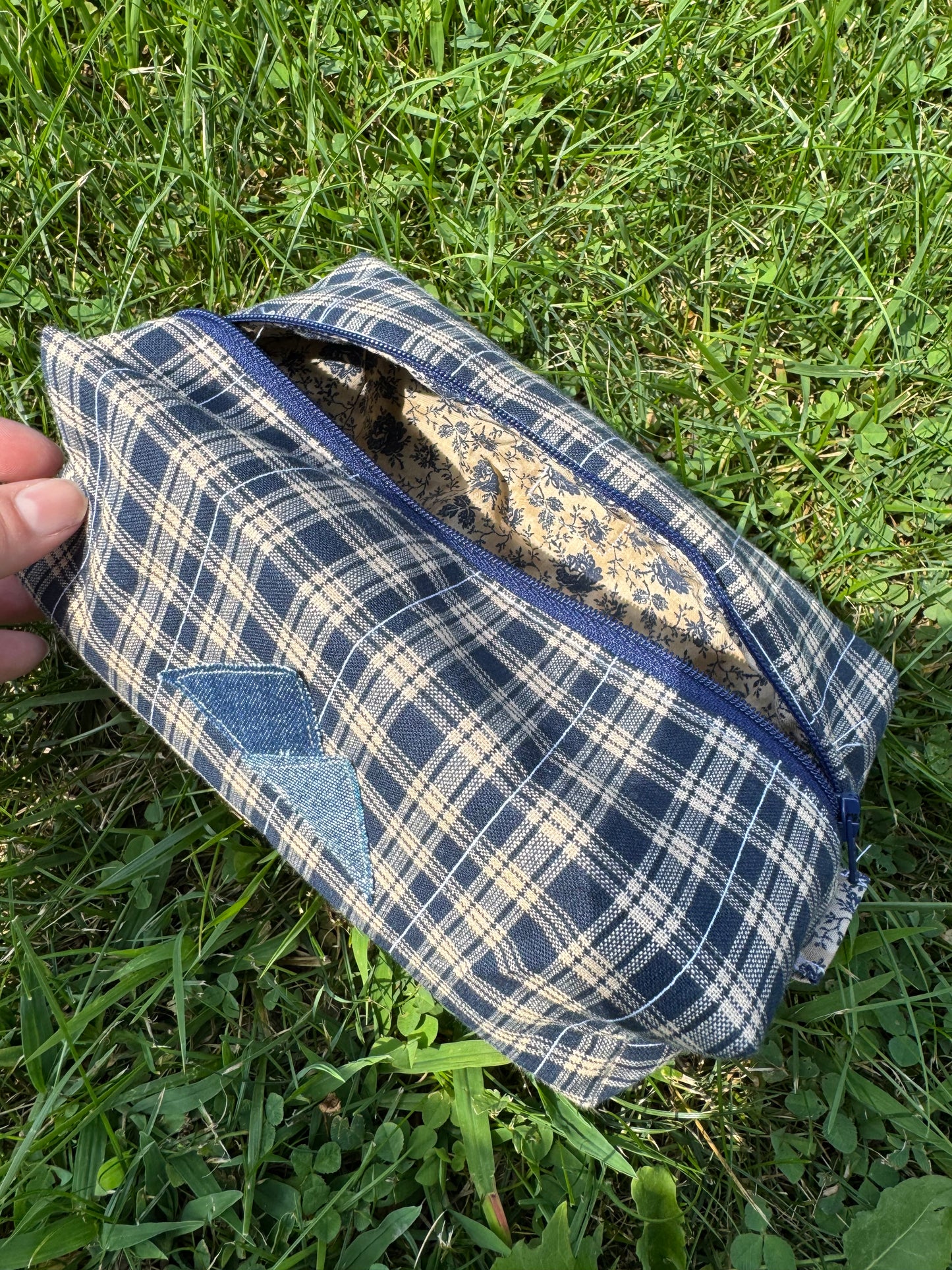 Mountain Quilted Makeup Bag