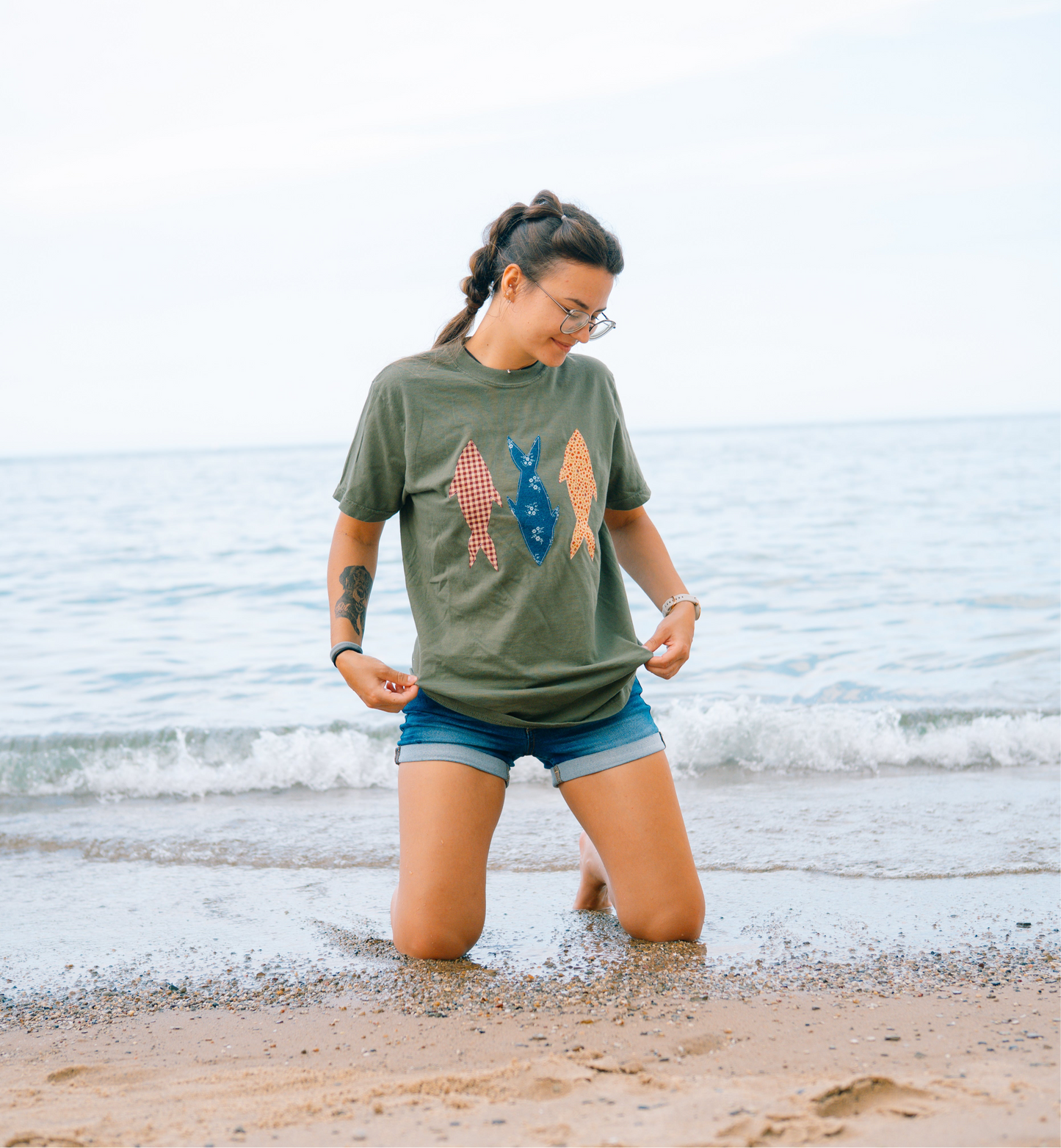 Catch Of The Day Patchwork Tee