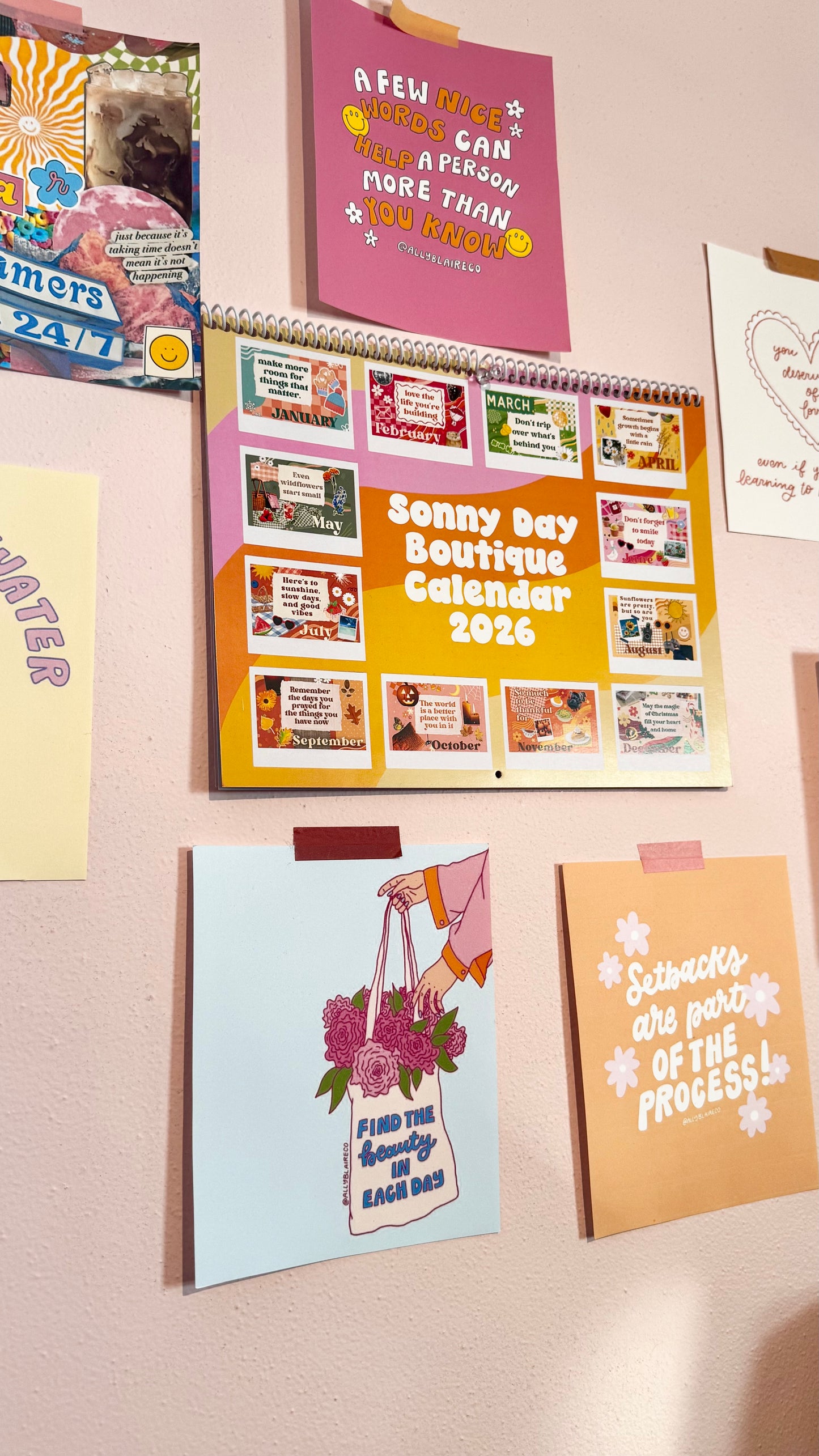 Sonny Day Wall Calendar (2026)