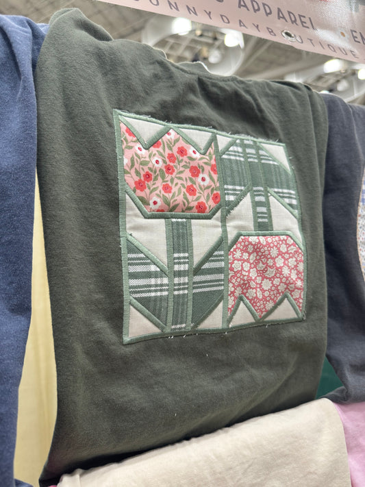 Spring Tulip Patchwork Tee