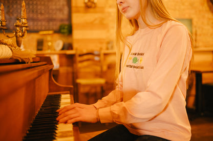 Slow Down Embroidered Long Sleeve