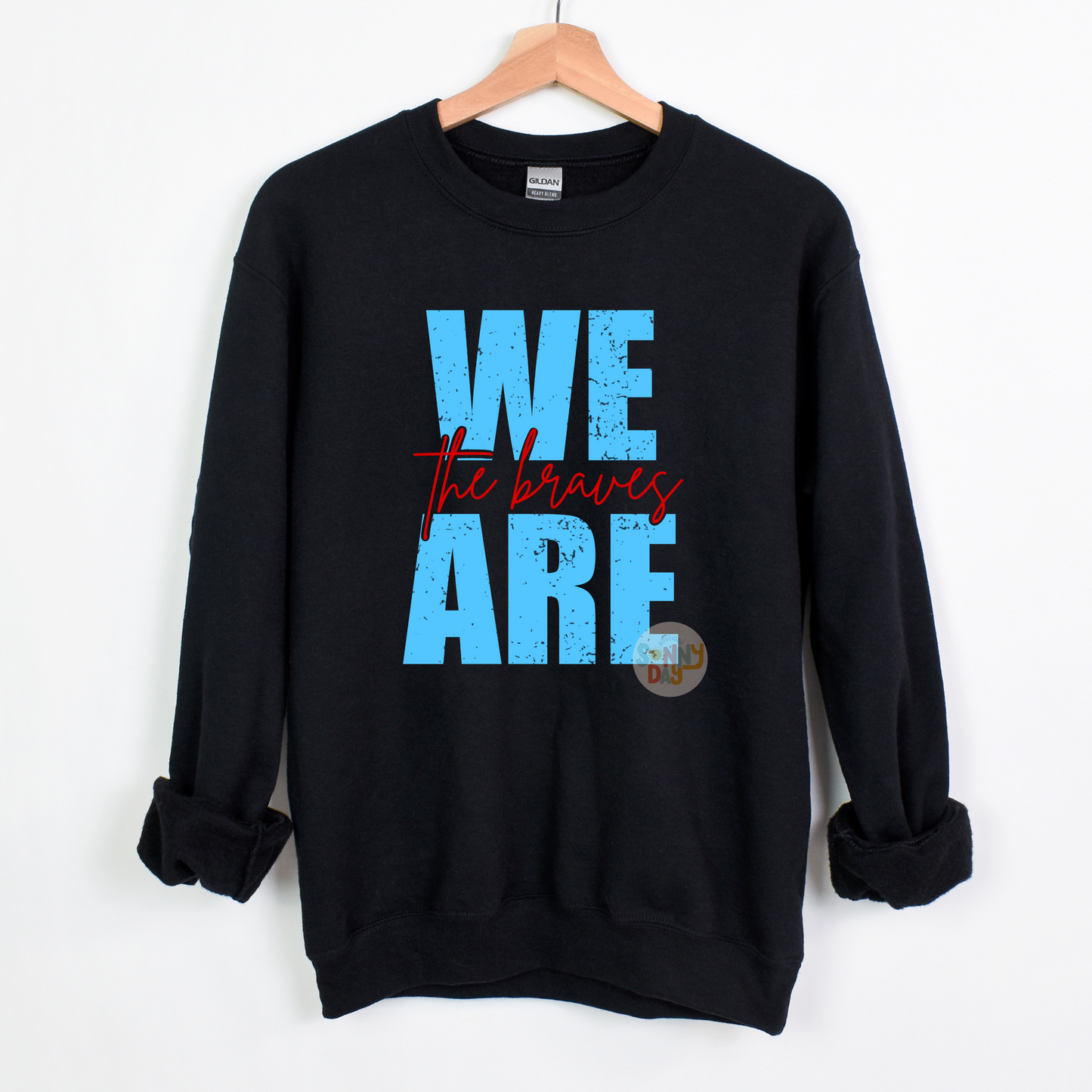 We Are The Braves Shirt (Blue & Red)