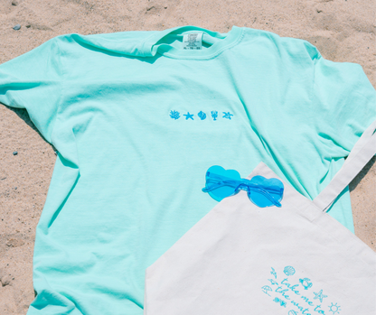 Shoreline Seashell Embroidered Tee
