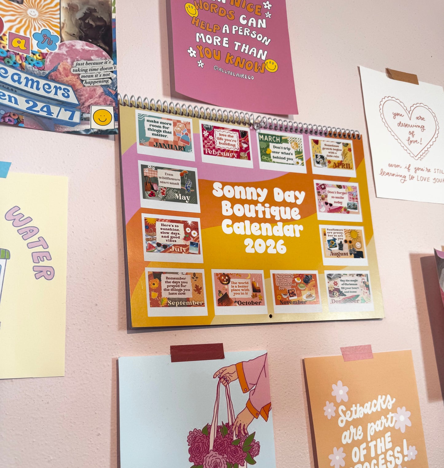 Sonny Day Wall Calendar (2026)