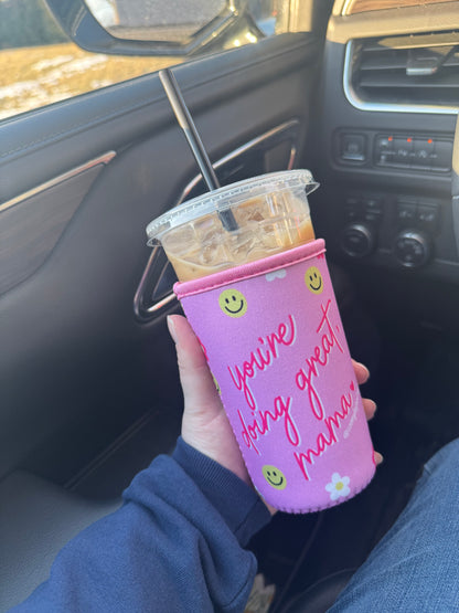 Mama Smiley Drink Sleeve