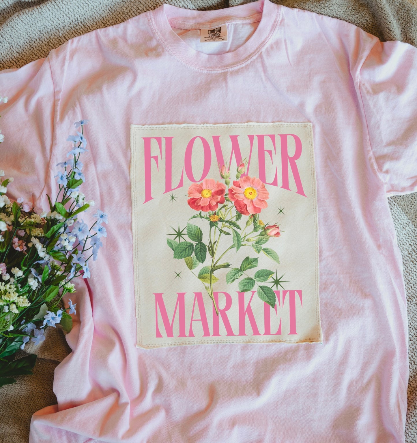 Flower Market Patch Tee