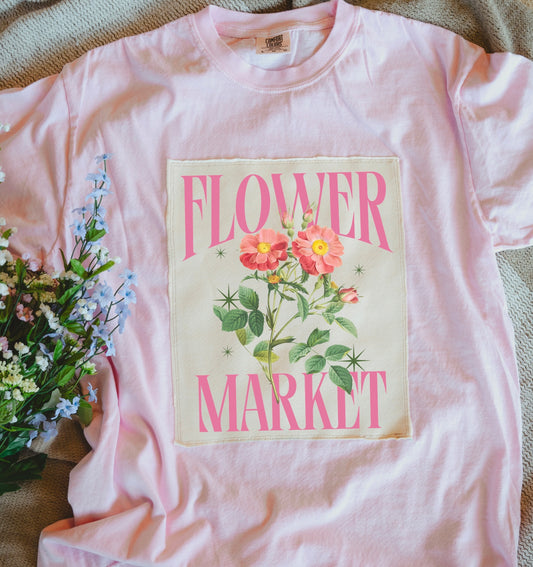 Flower Market Patch Tee