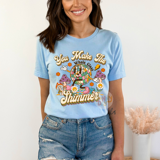 Shimmer Teacher Tee