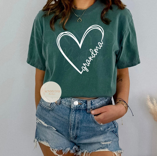 Grandma Heart Tee