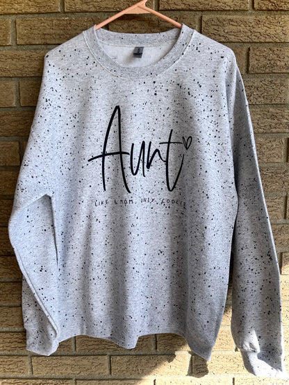 Custom Aunt Crew (w/ Splatter)