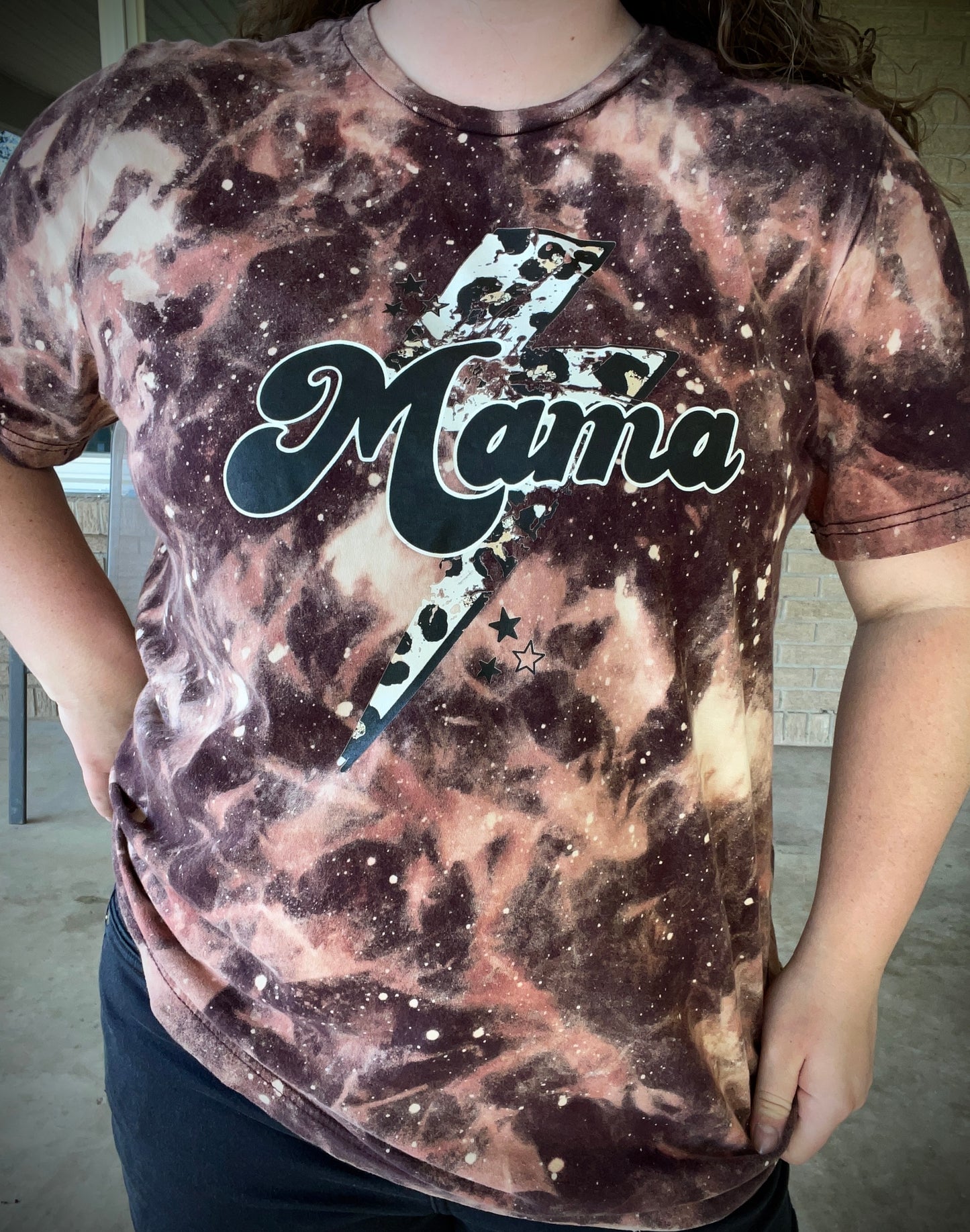 Mama Lightning Bolt Tee