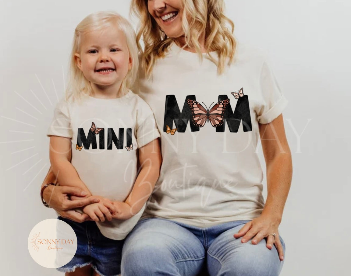 Mom/Mini Butterfly Tee